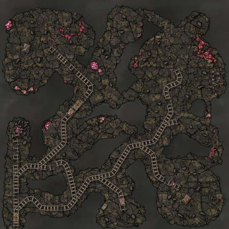 Mines Battlemap