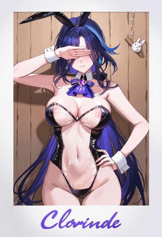 フォンタインバニーガールバーFontaine bunnygirl (16p)