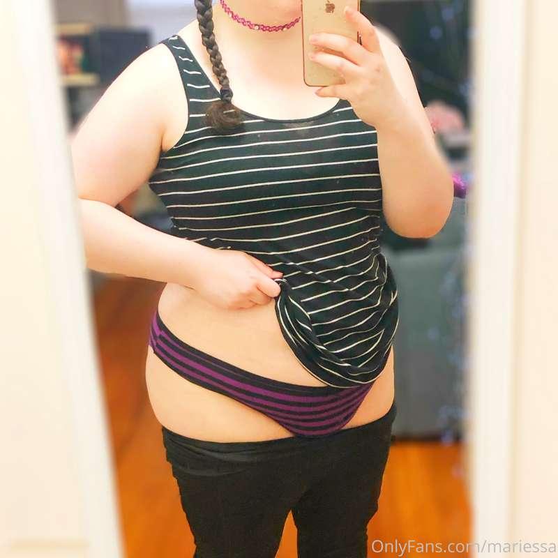 Getting naked in the mirror 
Happy tiddie Tuesday