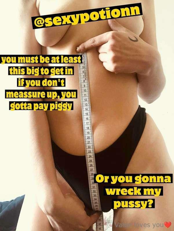 ## Sorry poor buddy, I need cocks more bigger than yours!