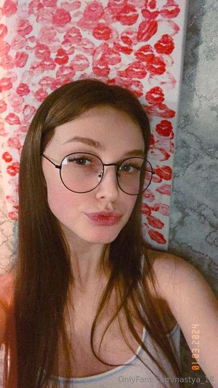 I put on glasses once, and now it's a favorite part of my lo..