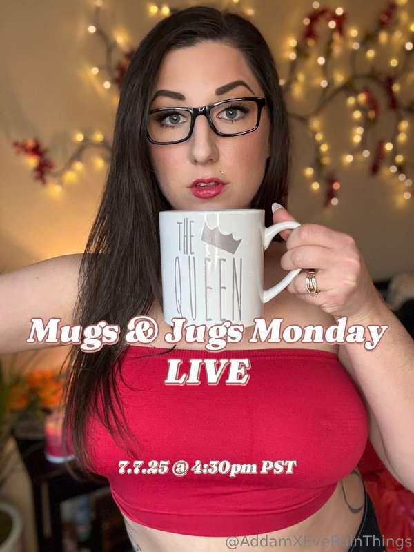 Mugs & Jugs Monday is going to be LIVE!🔥 Got a burning quest..