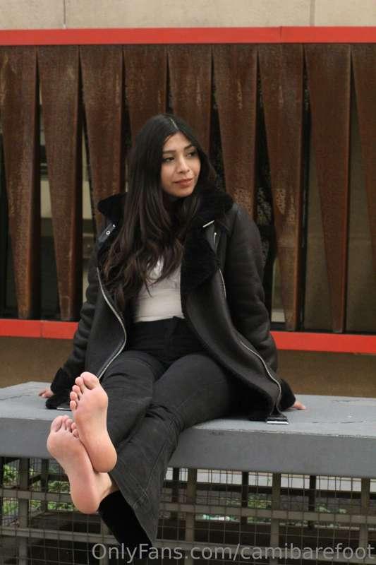 In the street 👣