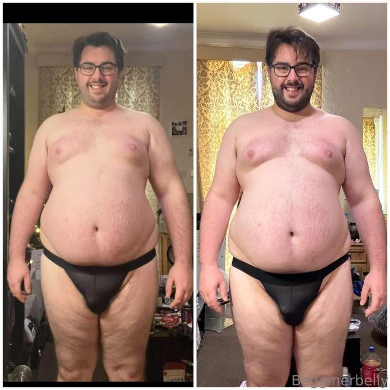 January 286lbs to now 286lbs, dropped down nearly 10lbs and ..