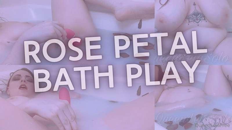 Rose Petal Bath  A relaxing evening in where I soak in the t..
