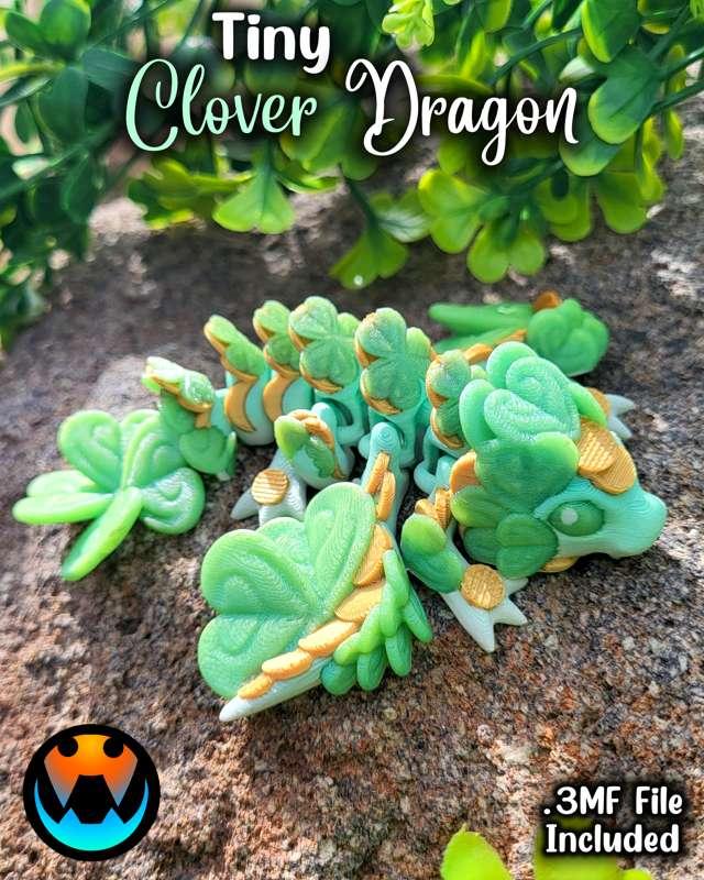 TINY Clover Dragon!