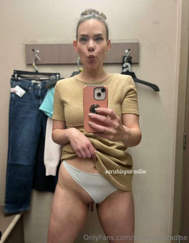 Guys I can’t help but get carried away in the change room an..