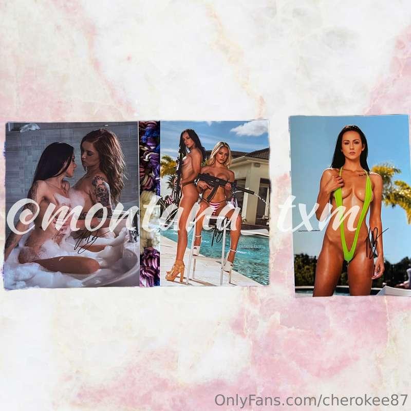 Autographed photos! I have more I lost them somehow in all m..