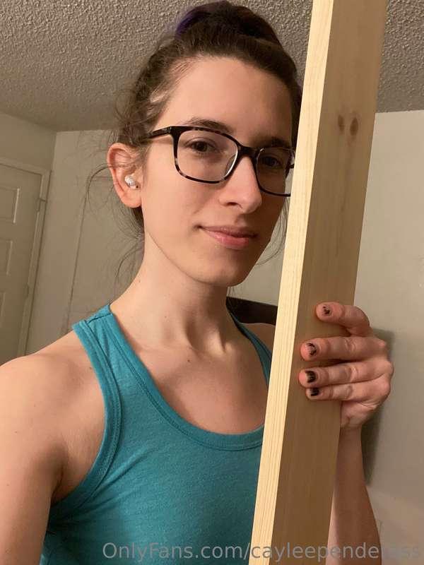 Imagine running into me at the hardware store picking out so..
