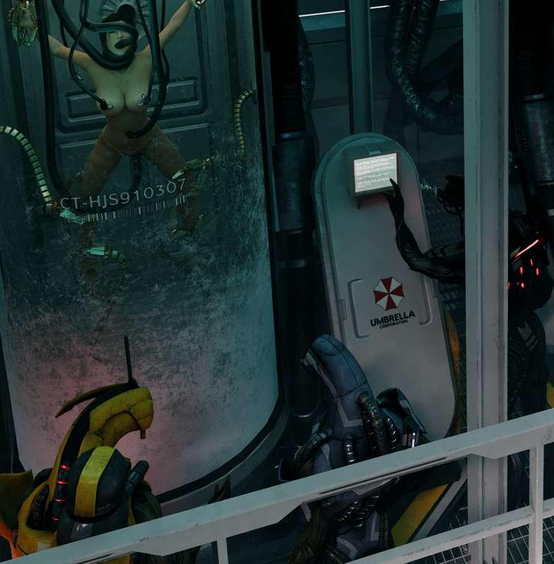 Lara Croft captured by aliens and experimented on (BONUS) // no watermark