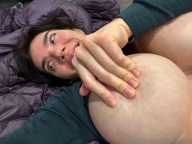 Me when I’m thinking about you playing with my huge tits 😏🥵