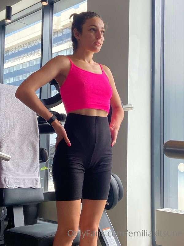 Sweaty and ready for action 😈