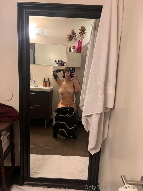 Sometimes I catch myself in the mirror like this and think-W..