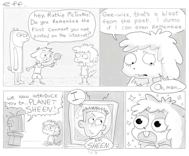 Ruthie mctoothie’s first internet comment (finished)