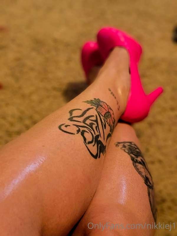 Sometimes a girl just needs some pretty pink heels to feel l..