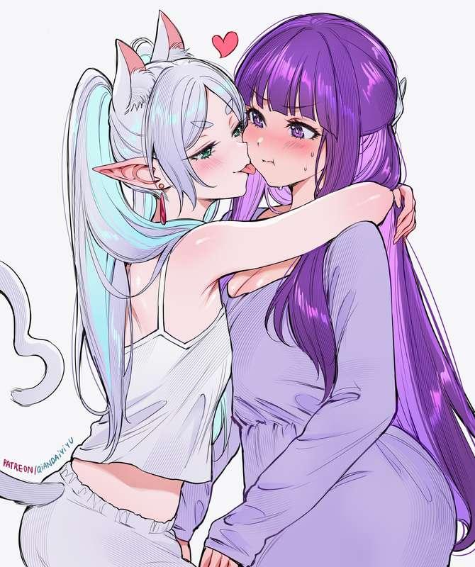 Naughty kitty Frieren