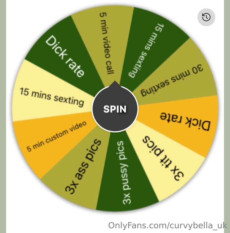 Are you feeling lucky? 🤩 spin the wheel now! See what you ge..