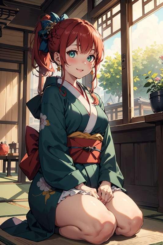 Kimono Girl's Daily Life