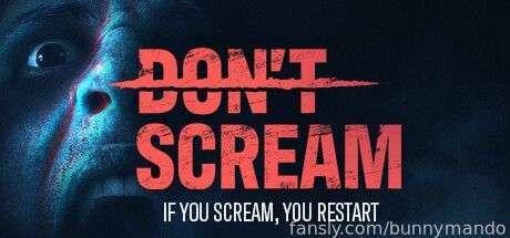 i'll be streaming don't scream here on fansly this saturday at 9pm central / 10pm eastern! y'all know i can't keep quiet so holy fuck this is gonna be a hard game to play. 🥴

i hope you'll cum hang out with me~ 🐰💕