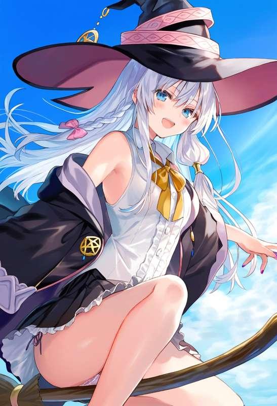 【標準プラン】箒に乗ることで性器が刺激され我慢できなくなっちゃうイレイナさん　42枚(zip, pdf有り)