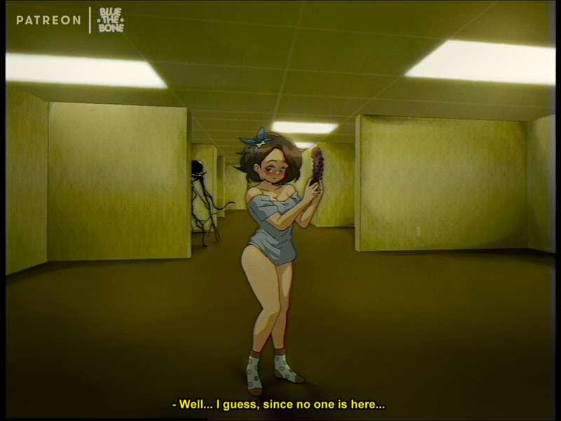 Bluesona in the Backrooms [OC] // 2 PARTS + ALTERNATE VERSIONS