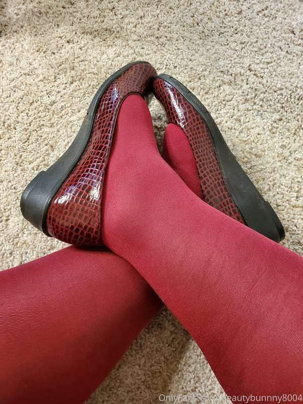 Red Snake Venom flats