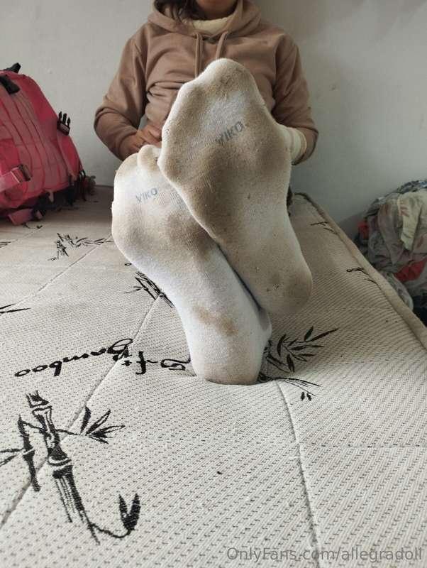 Will you let me slowly step on your face with my dirty socks..