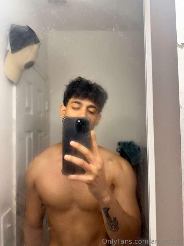 The shower’s hot, but I’m hotter lol