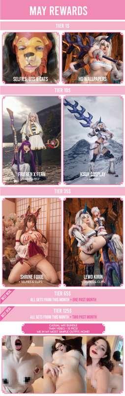MAY REWARDS PANEL - OUT NOW! 2 DAYS LEFT TO SWAP TIERS!