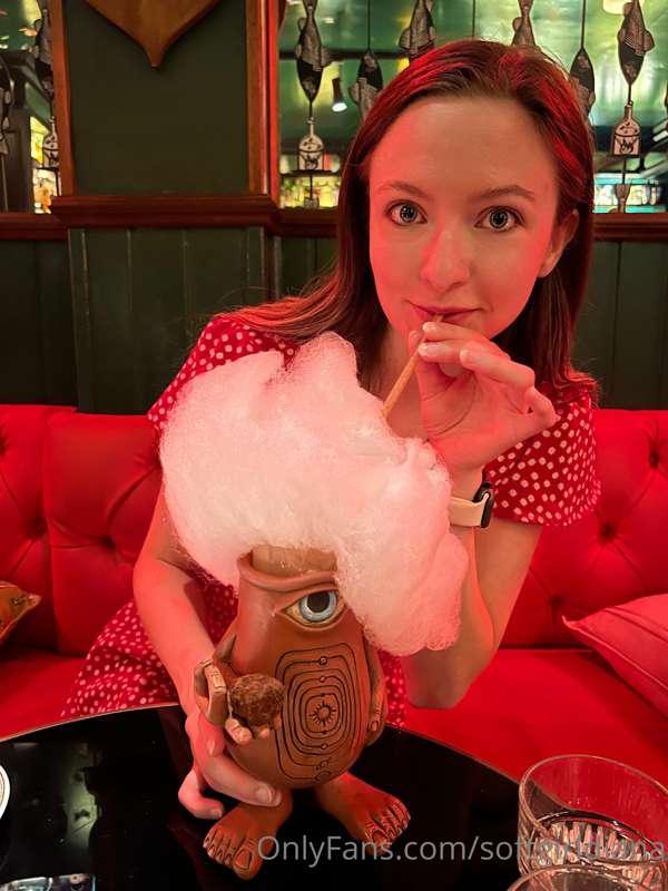 Sort of a strange pic of me, but I HAD to show off the drink..