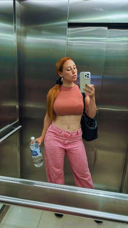 There is room in this elevator for two I think?