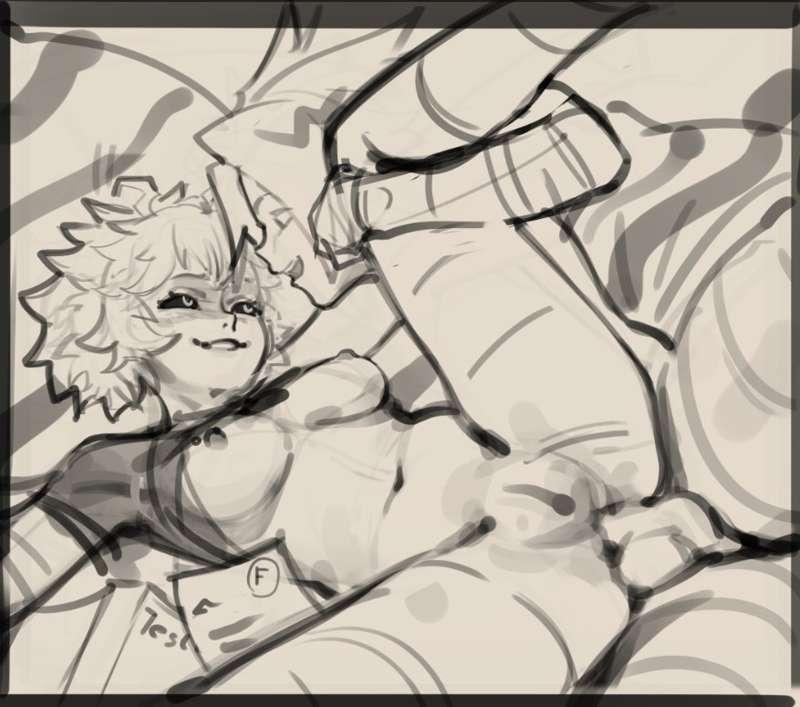 Ashido and Kaminari WIP
