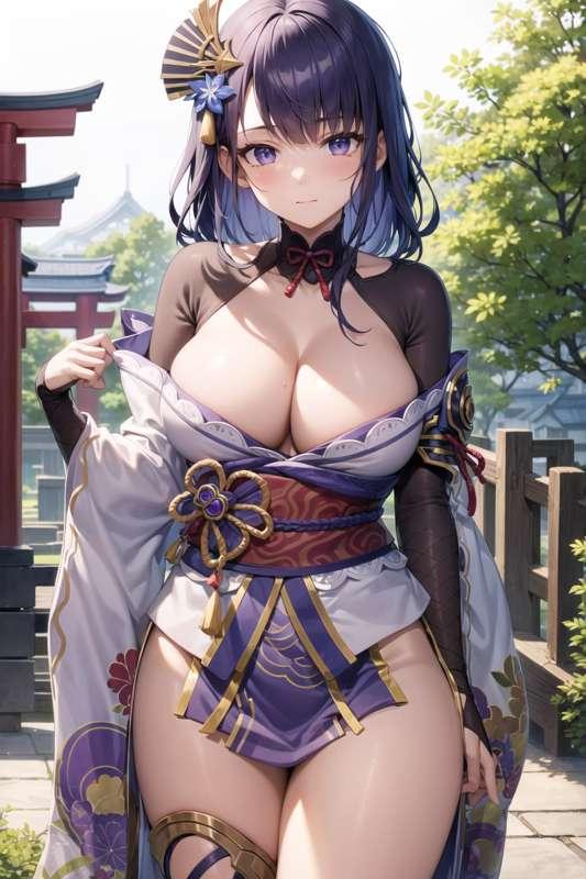 Raiden Shougun / + bikini / nsfw
