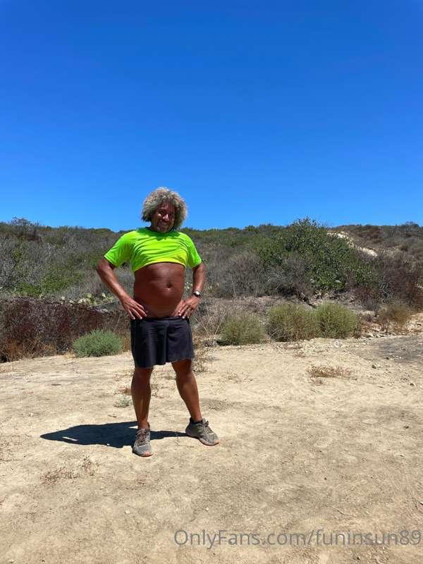 Trail running and found a spot to get in some fun photos wit..