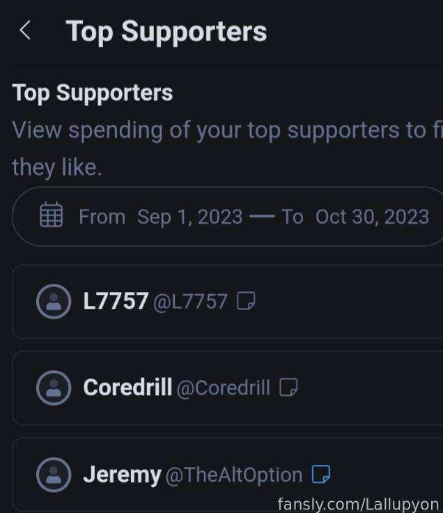 🎉TOP FANS🎉

1°: L7757
2°: Coredrill
3°: Jeremy

🇬🇧 Congratulations! Check out your dms! ❤️
Top fans classification restarts today until the end of the month, good luck everyone-pyon 🥰

🇮🇹 Congratulazioni! Date un'occhiata ai vostri messaggi! ❤️
La classifica di top fan rinizia oggi fino alla fine del mese, buona fortuna a tutti-pyon 🥰