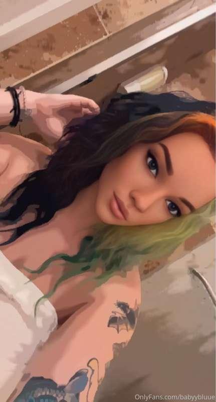 I’d be a cute cartoon ^_~