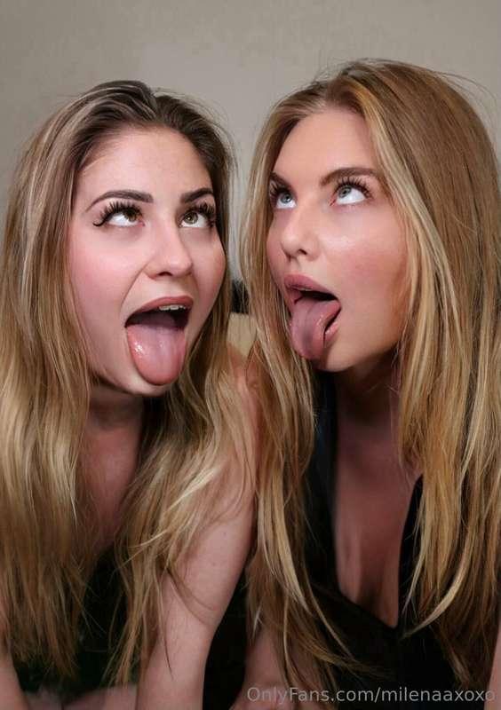 What Would you do with 2 THIRSTY SLUTTIES with their Tongues..