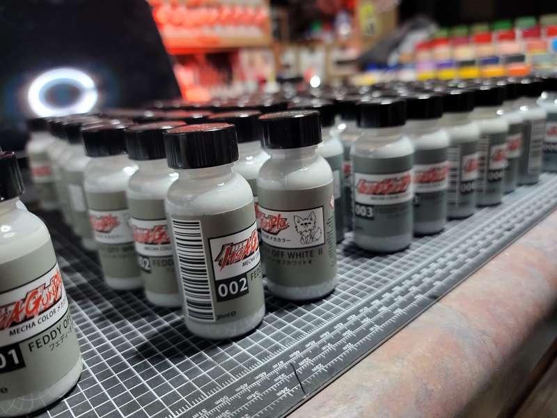 In the final stages of the paint line