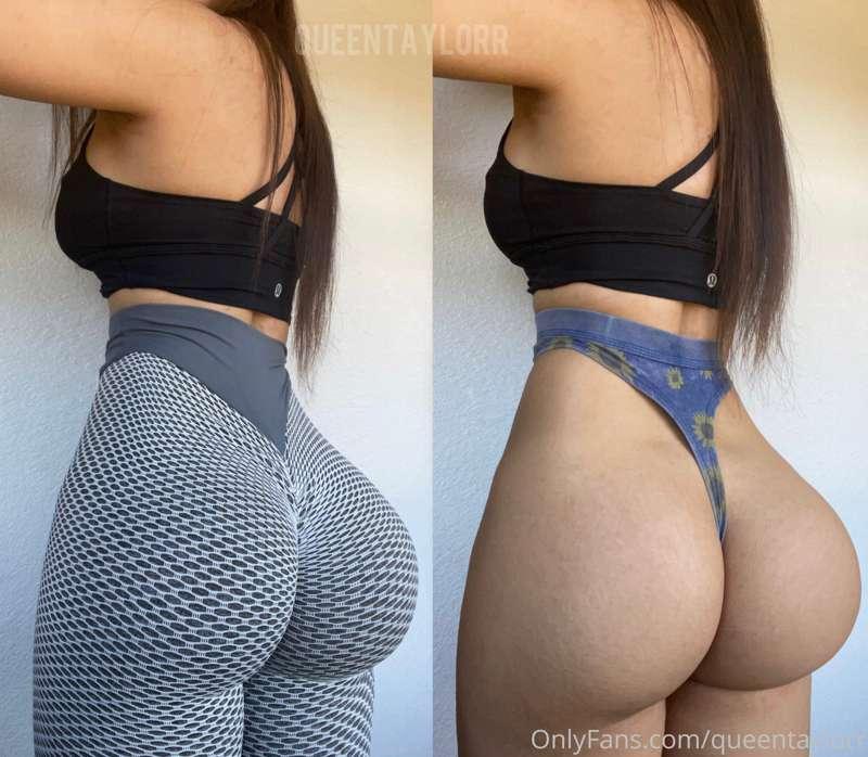 My booty in/out of the TikTok leggings 😜