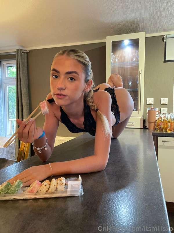 What you eating first? 😈