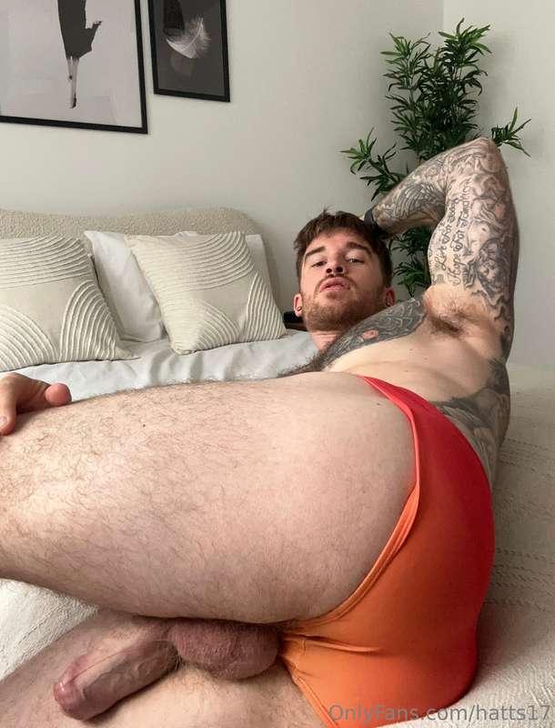 Oops my thick cock just slipped out my tight little swim bri..