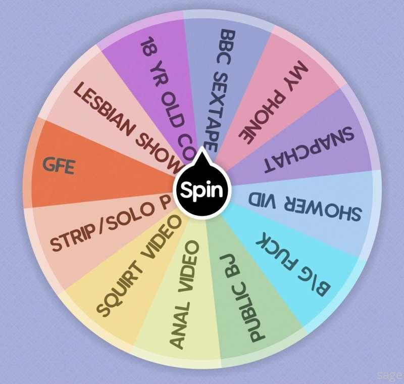 CUM SPIN MY WHEEL 🎯 dm me SPIN if you’re ready…