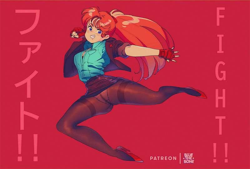 [ILLUSTRATION] Office Lady Sports [OC] // 4 PARTS