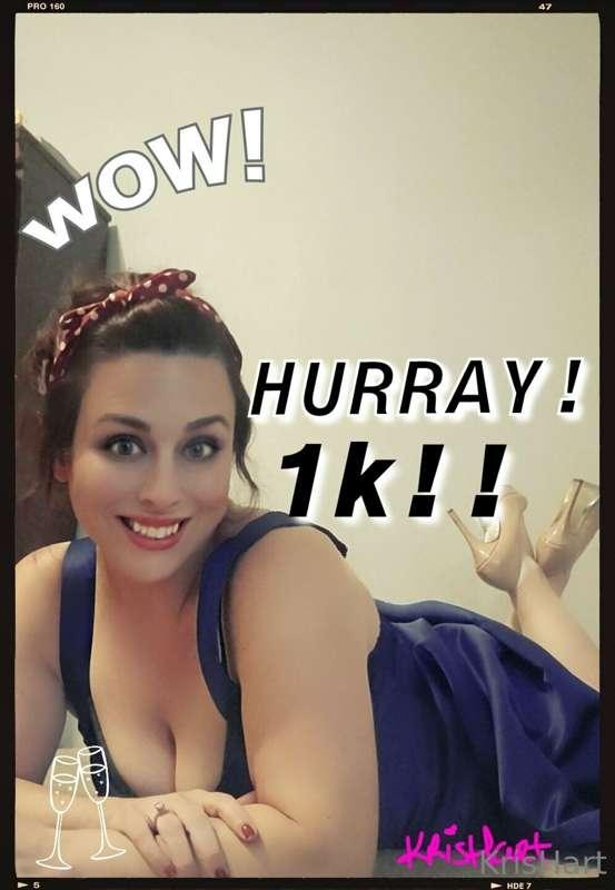 I've reached 1000 subscribers!!! 🤯 I SO appreciate the treme..