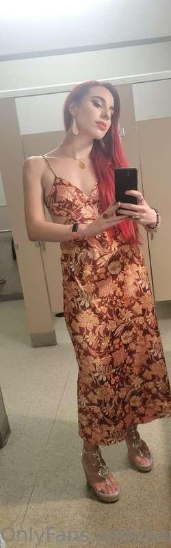 Christmas solstice dress look
