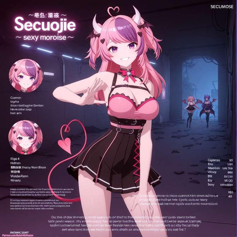 [Rule34 Vtuber Diffusion] Ironmouse Sexy Poses [Gen 2.5]