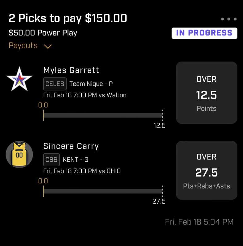 Prizepicks just raised the limit to $500 for celebs 