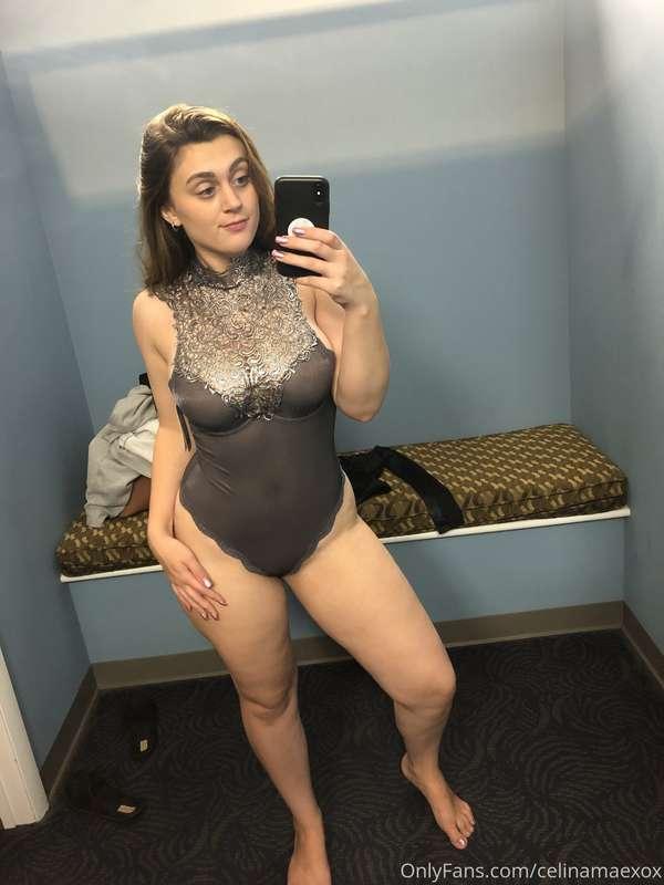 I went to the sex shop and tried on some lingerie... do you ..