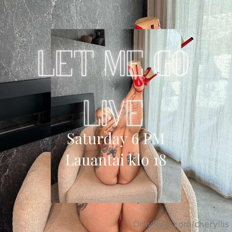 Mitä jos pidetään kiihkeä live yhdessä lauantaina klo 18? 😘L..