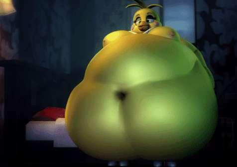 Chica's rumbling gut